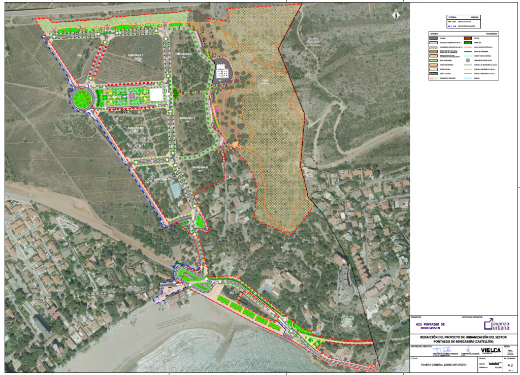 Proyecto de urbanización del Sector Pontazgo