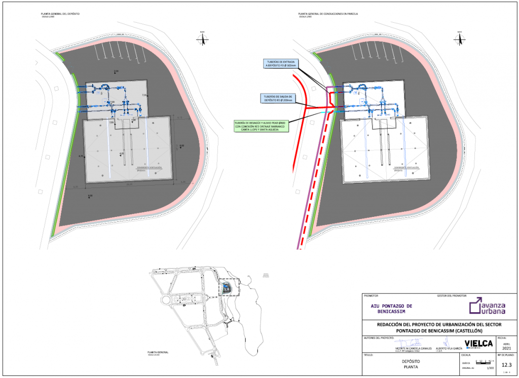 Proyecto de urbanización del Sector Pontazgo