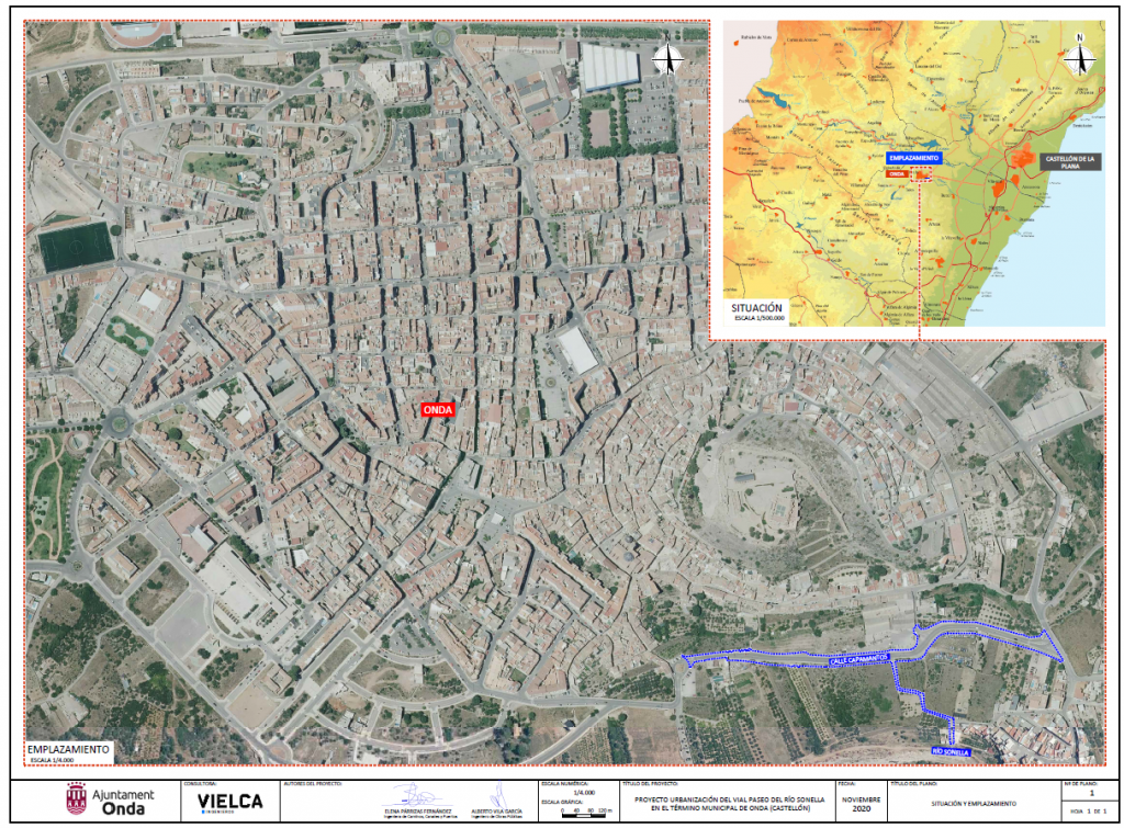 Proyecto de Urbanización del vial