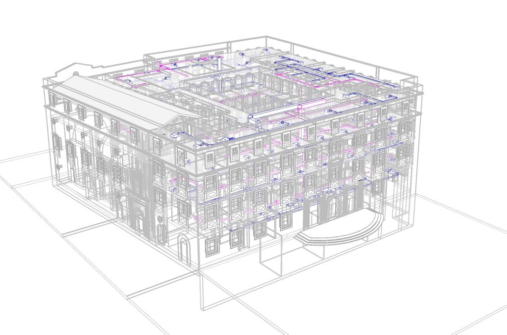 Diseño y redacción del proyecto de construcción de la renovación de las instalaciones del Palau de la Diputació de Tarragona.