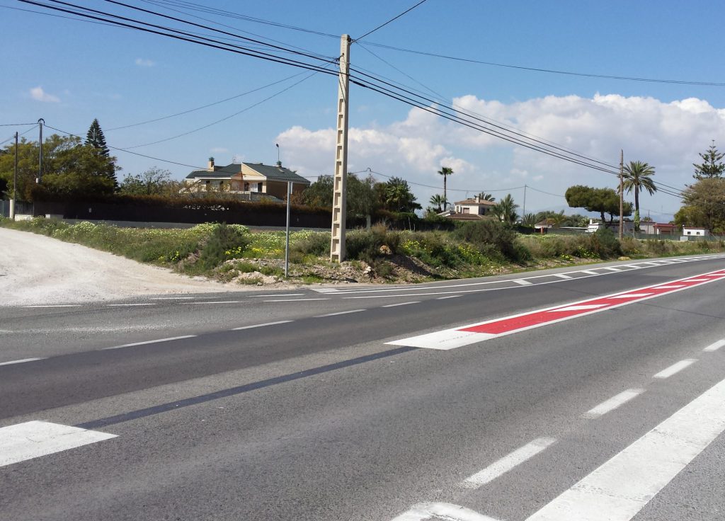 seguridad vial de la carretera CV-865