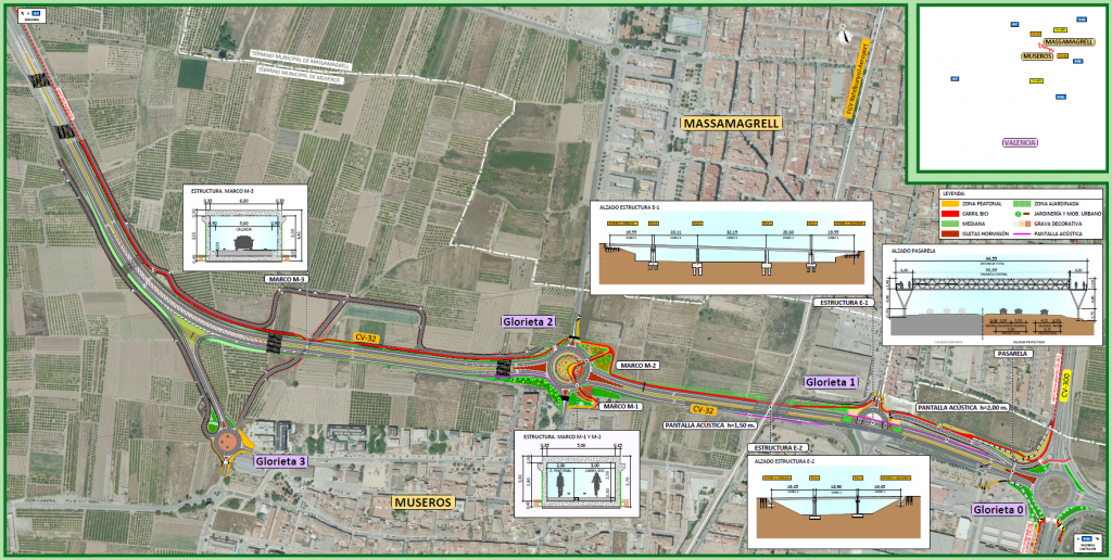 proyecto constructivo de la carretera CV-32